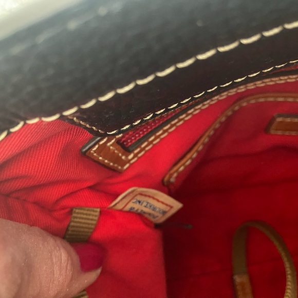 Auth Dooney and Bourke Leather Satchel Tote Purse Nice! - Picture 6 of 6